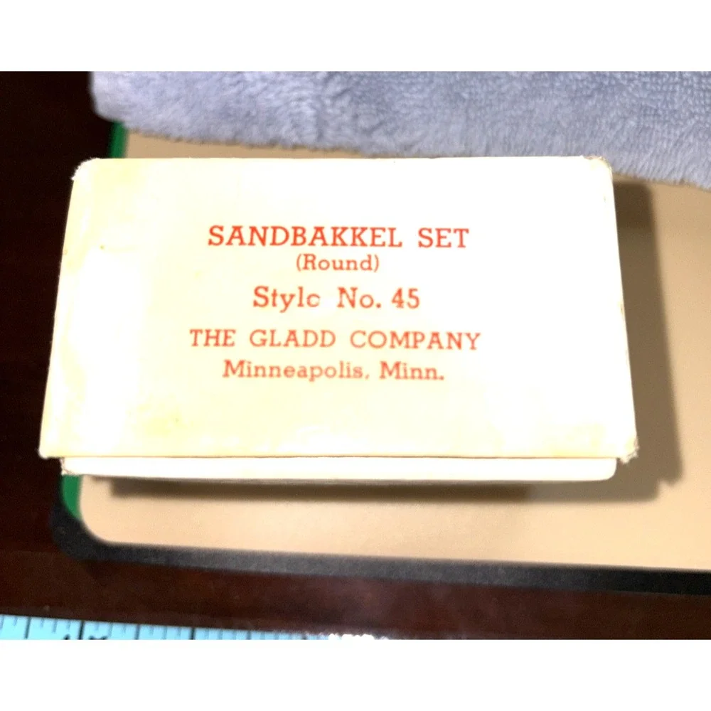 Sandbaskkelse Tiny Tart Set 15 Piece Set  New vtg